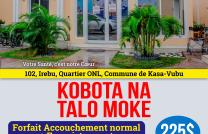 Campagne de Maternité en cours à la Clinique Sœur en Christ mediacongo